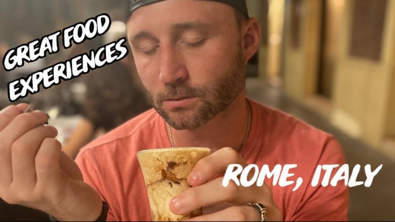 Restaurants & Food Experiences To Go To While in Rome, Italy | Travsessed Vlog 4