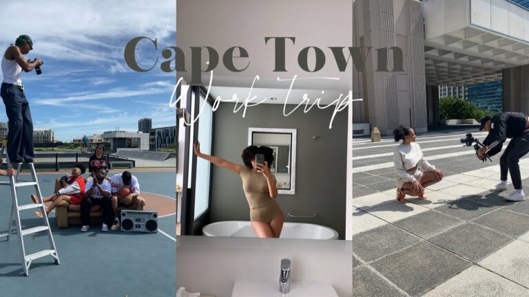 CAPE TOWN WORK TRIP : a brand flew me out✈️🥰