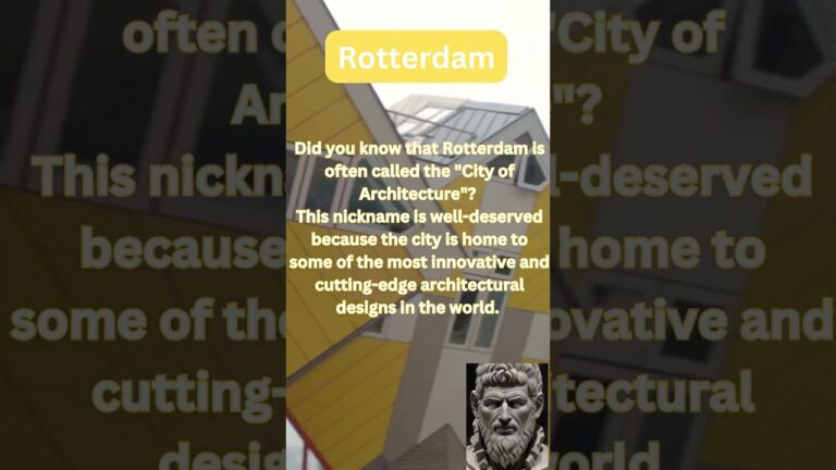 Escape the Ordinary: Exploring Rotterdam's vibrant culture