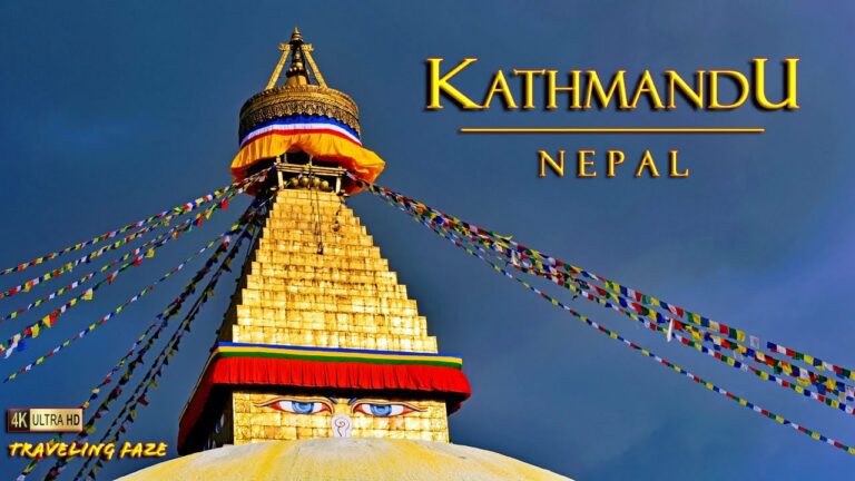 Kathmandu, Nepal 4K ~ Travel Guide (Relaxing Music)